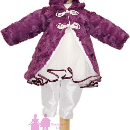 Compleu botez Purple Babydoll