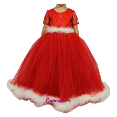 Rochita Craciunita de printese R1045