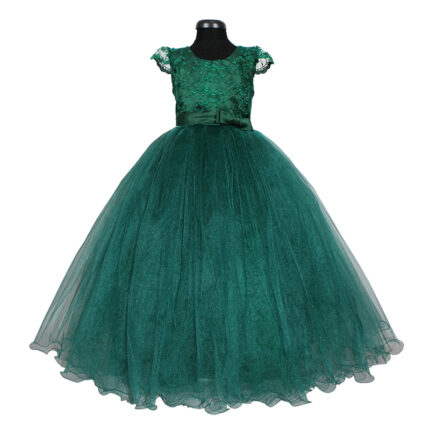 Rochie verde printesa