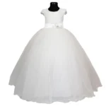 Rochie alba printese R777