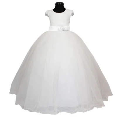 Rochie alba printese R777