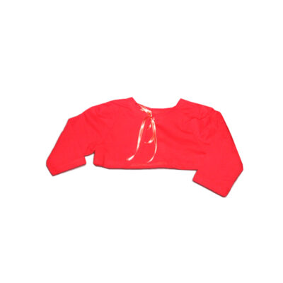 Bolero rosu bumbac B1533-4
