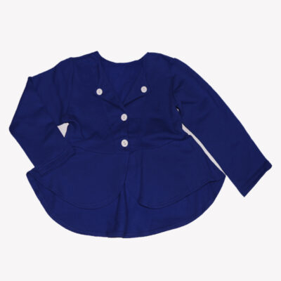 Jacheta bleumarin fetite H1566-1