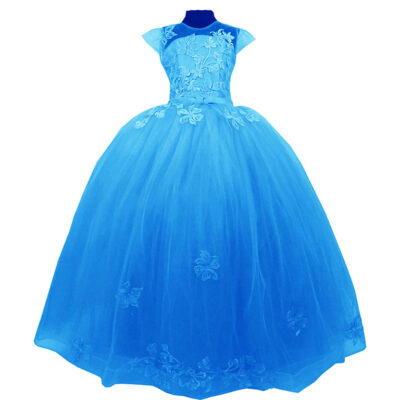 Rochie printesa Tatiana turquoise R1434-18