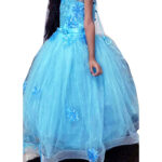 Rochie printesa Tatiana turquoise R1434-18 - imagine 2