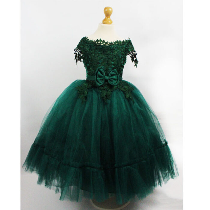 Rochie printesa Senorita verde R1636-7 - imagine 1