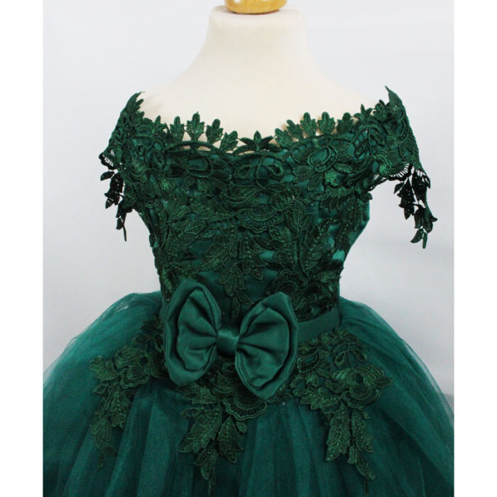 Rochie printesa Senorita verde R1636-7 - imagine 2