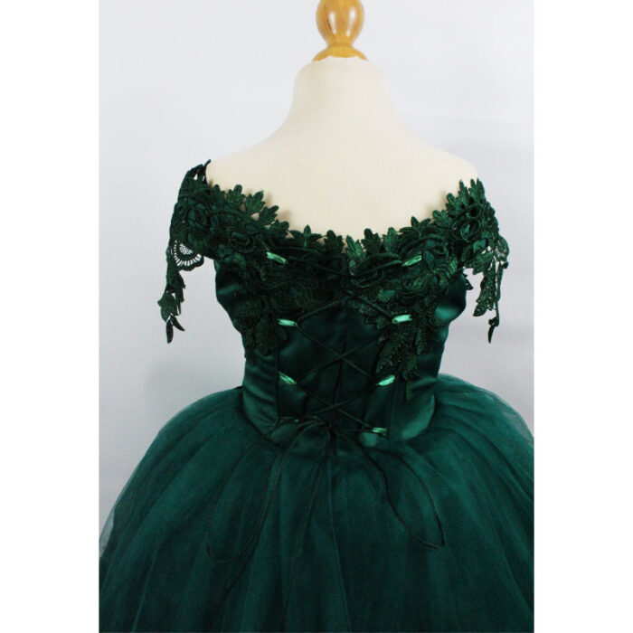 Rochie printesa Senorita verde R1636-7 - imagine 3