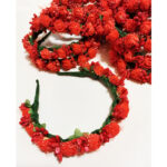Coronita flori rosii CE00094-4 - imagine 2