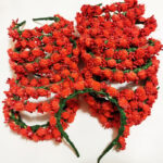 Coronita flori rosii CE00094-4 - imagine 4