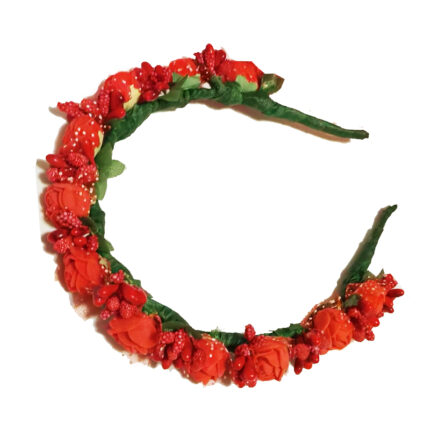 Coronita flori rosii