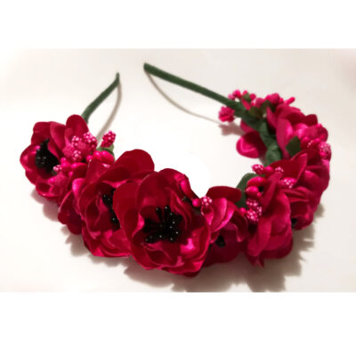 Coronita flori fucsia CE00099-12