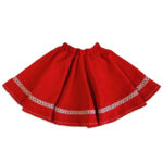 Fusta rosie motive F1936