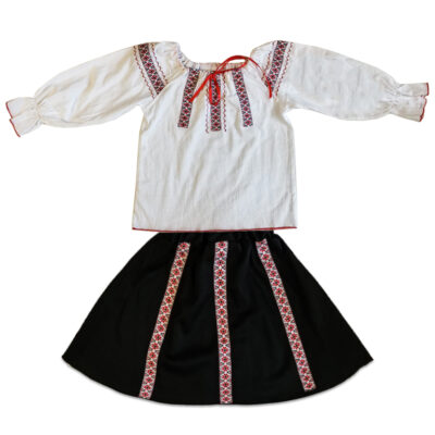 Compleu ie si fusta cu motive C1939