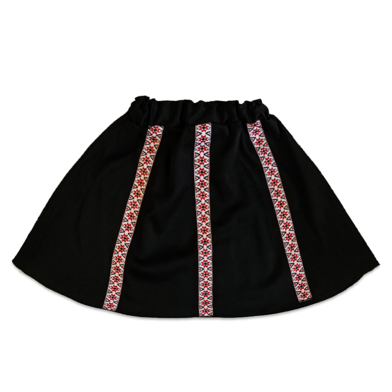 fusta neagra traditionala 1 Fusta neagra motive F1944 - imagine 1