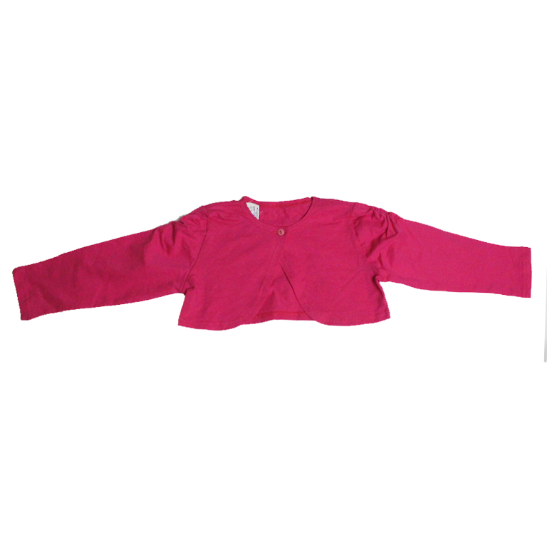 bolero fete ciclam 1 Bolero ciclam bumbac B1533-3 - imagine 1