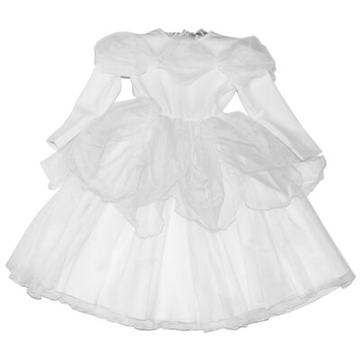 Rochie lunga printesa alba R1935-4