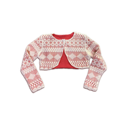 Bolero cu dantela pentru fete B1560-3