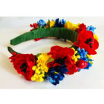Coronita flori tricolor CE00099-25 - imagine 2
