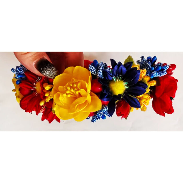 Coronita flori tricolor CE00099-25 - imagine 4