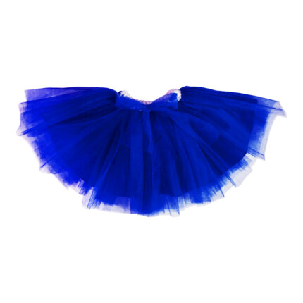 Fusta albastra din tulle F2071-3