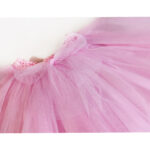 Fusta roz din tulle F2071-5 - imagine 3
