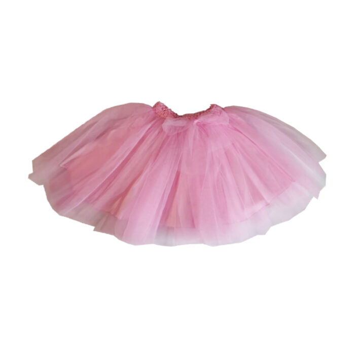 Fusta roz din tulle F2071-5 - imagine 1