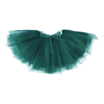 Fusta verde din tulle F2071-4