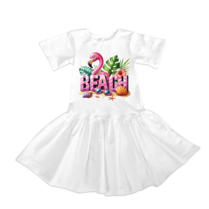 Rochie alba pentru fetite R2066-3