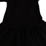 Rochie neagra pentru fetite R2068 - imagine 3