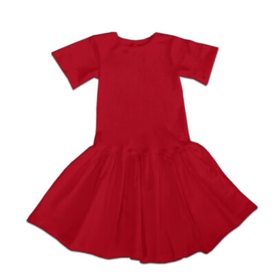 Rochie rosie pentru fetite R2067