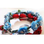 Bentita flori bleu CE00145-1 - imagine 3