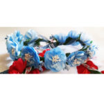 Bentita flori bleu CE00145-1 - imagine 4