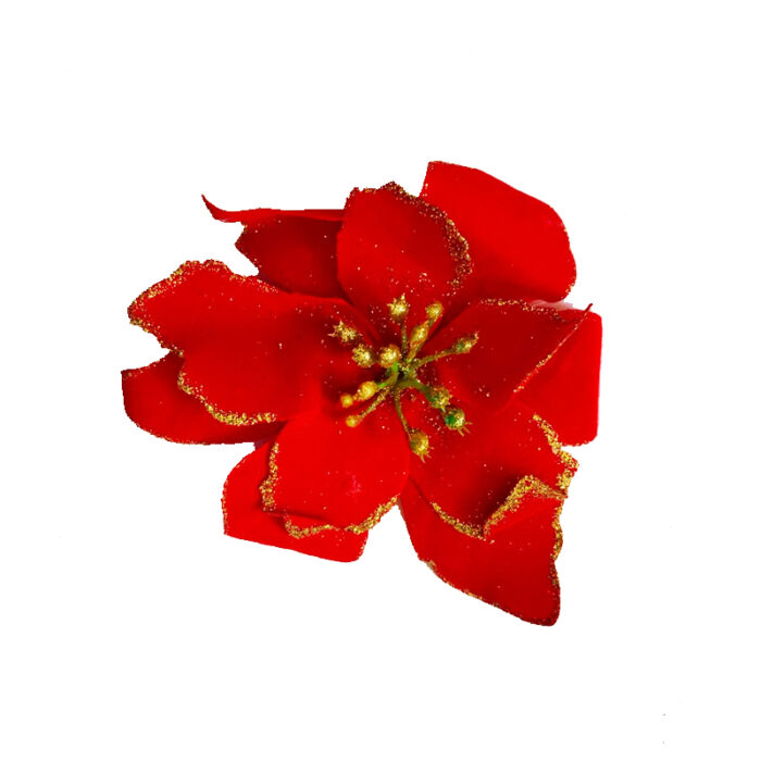 Clama floarea Craciunului 11 cm CE00020-1 - imagine 1