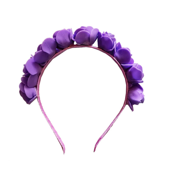 Coronita flori mov CE00033-13 - imagine 1
