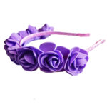 Coronita flori mov CE00033-13 - imagine 4