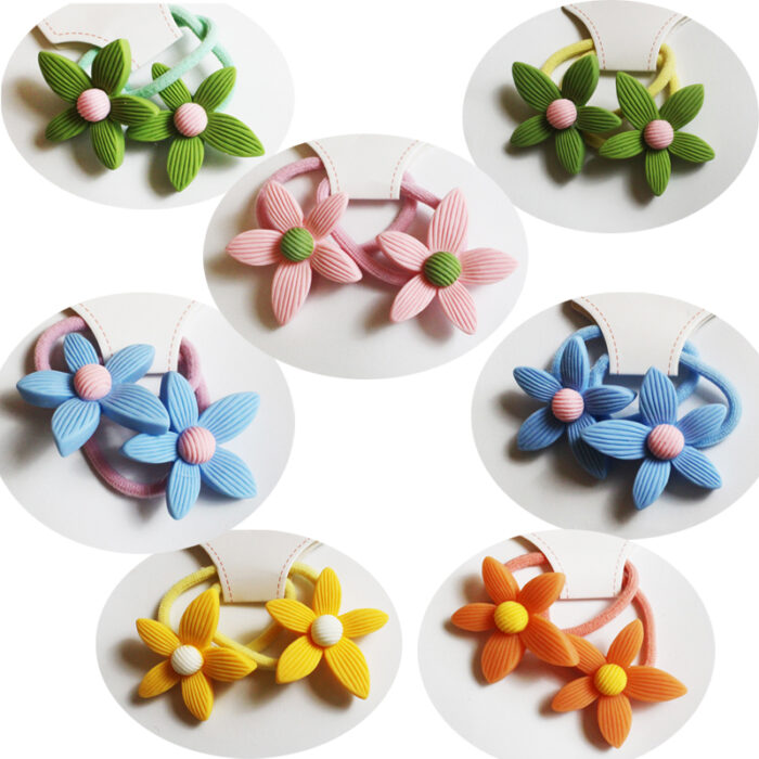 Set 2 elastice flori A1877-10 - imagine 1