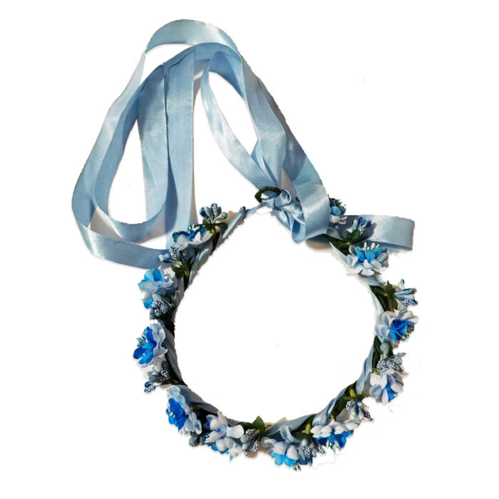 Bentita flori bleu CE00146-1 - imagine 2