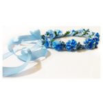Bentita flori bleu CE00146-1 - imagine 3