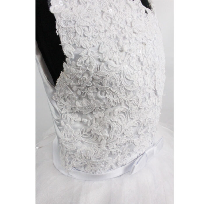 Rochie printesa Clementina alba R1640 - imagine 2