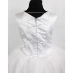 Rochie printesa Clementina alba R1640 - imagine 4