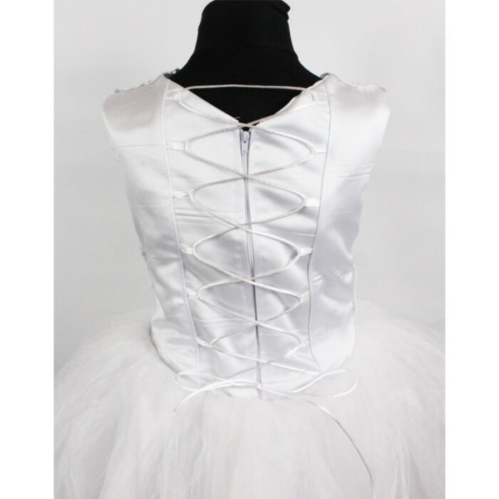 Rochie printesa Clementina alba R1640 - imagine 4