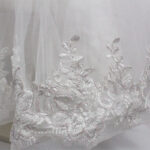Rochie alba printese cu dantela aplicata R1862-1 - imagine 3