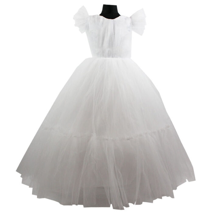 Rochie printesa Soledad alba R1860-3 - imagine 1