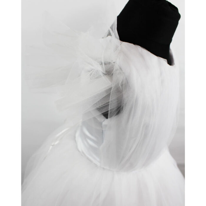 Rochie printesa Soledad alba R1860-3 - imagine 6