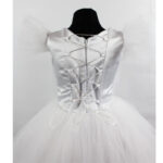 Rochie printesa Soledad alba R1860-3 - imagine 3