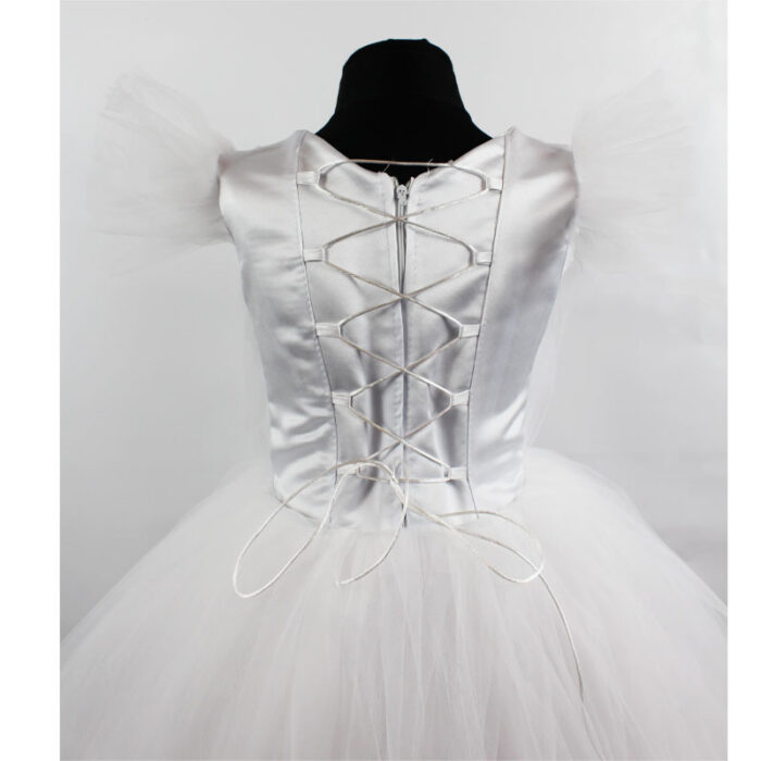 Rochie printesa Soledad alba R1860-3 - imagine 3