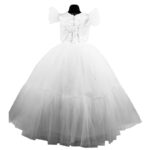 Rochie printesa Soledad alba R1860-3 - imagine 8