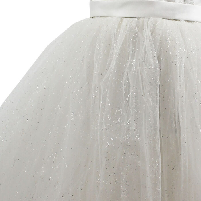 Rochie ivory cu sclipici R1861-2 - imagine 7