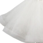 Rochie alba cu sclipici R1861-1 - imagine 6